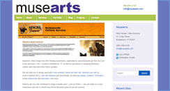 Desktop Screenshot of musearts.com